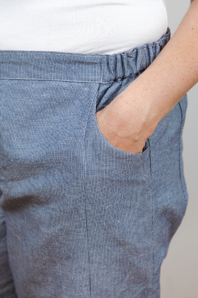 Kristy Pants Trouser Add-On Womens PDF Sewing Patterns Pocket
